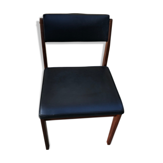 Wooden chair and skai