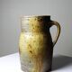 Large antique stoneware jug from Puisaye, pyritic, late 19th century.