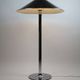 Ateljé Lyktan floor lamp with rare oversized custom shade – Sweden, 1970s