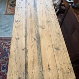 Old farmhouse table in solid wood with drawer – 182×76 cm –