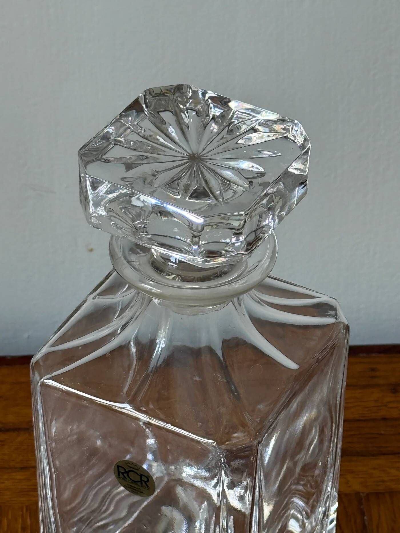 Crystal whisky decanter