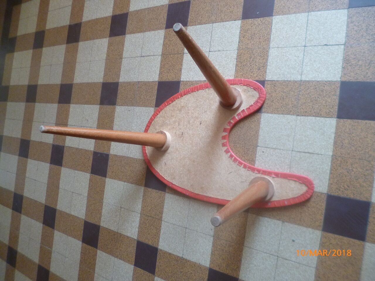 1960 Scandinavian Tripod Coffee Table