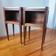 Antique pair of Directoire style bedside tables