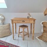 Bureau / Table d'appoint de ferme style campagne en bois massif
