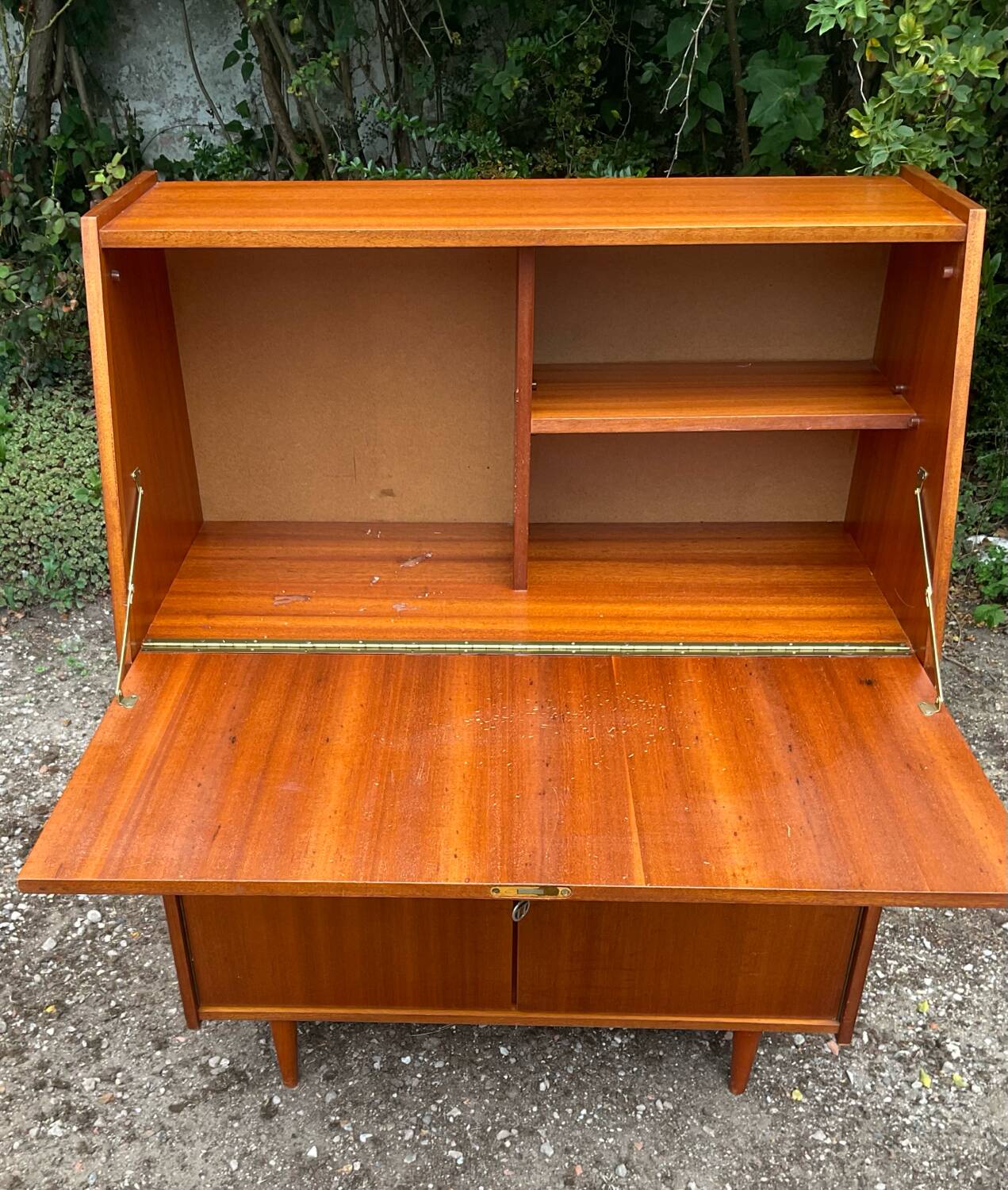 Scandinavian teak secretary furniture from the 60s and 70s