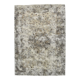 7x9 old antique anatolian turkish rug 289x206cm