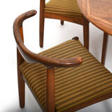Rare Cowhorn Chairs / Table-Set by Svend Aage Madsen