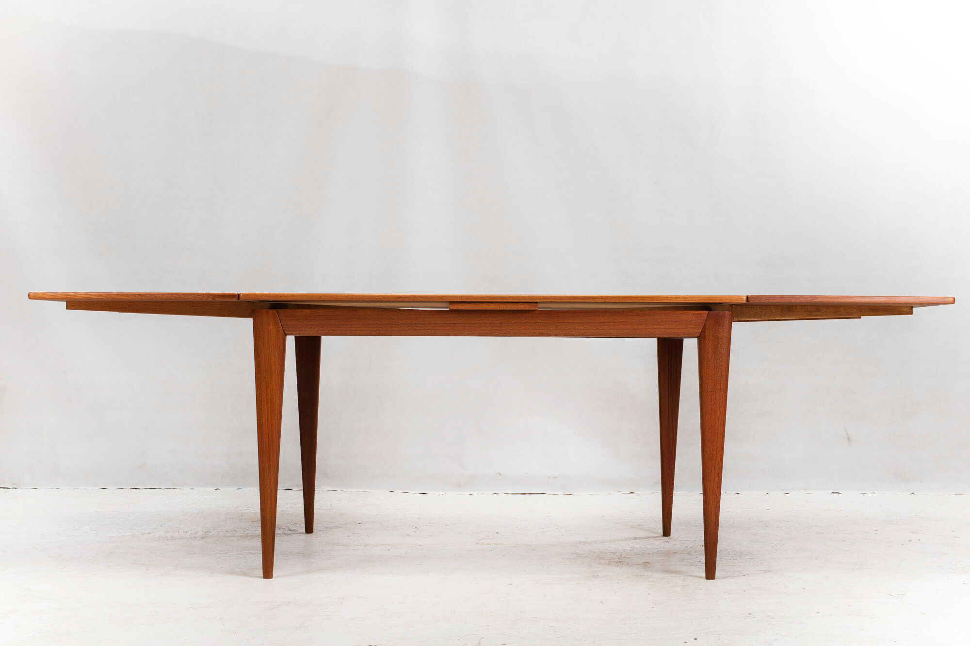 Danish extendable table teak No. 254 by Niels Otto Møller for JL Møllers, 1960s