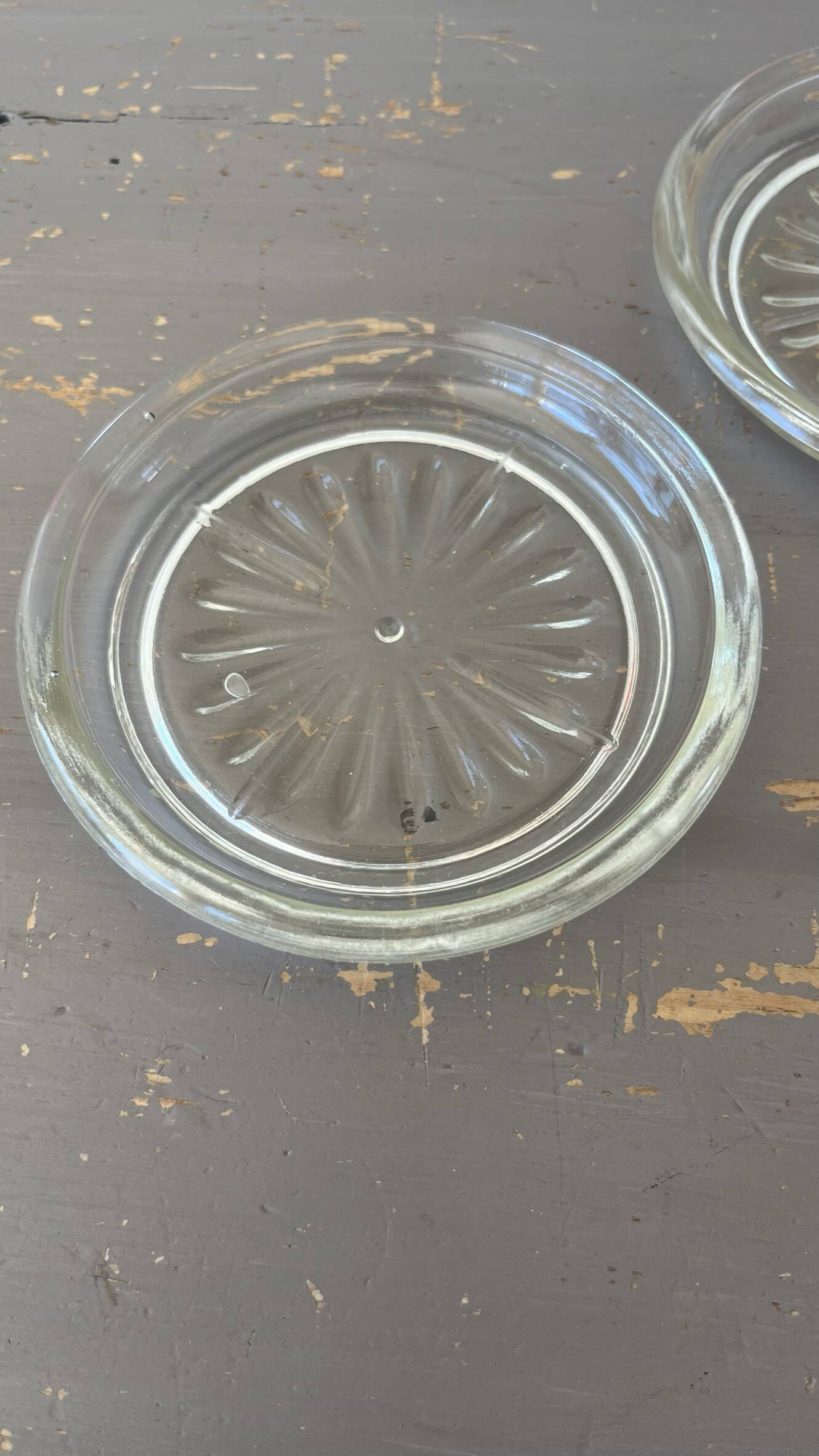 Glass bottle coaster