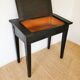 Old black desk