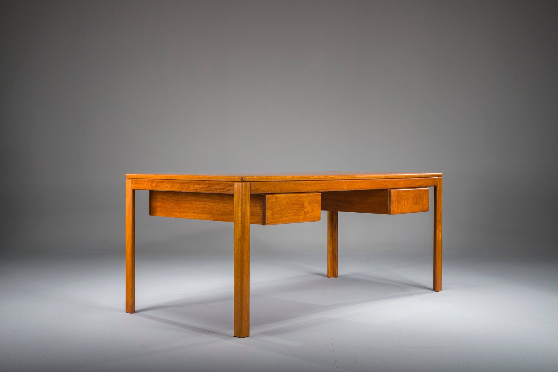 Mid-century modern teak writing desk, 1970s