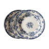 Set of 3 plates old blue motifs model Cerus