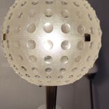 Conical wooden lamp