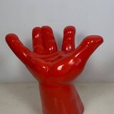 Chaise à main rouge
