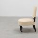Fauteuil bas Napoléon III du 19e siècle, France