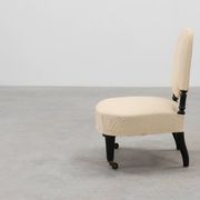 Fauteuil bas Napoléon III du 19e siècle, France