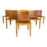 Aro dining chairs by Chi Wing Lo for Giorgetti, Italy - set of 6