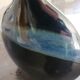 Enamelled ceramic design lens vase, 70s, Benoit Montreau Pour Virebent