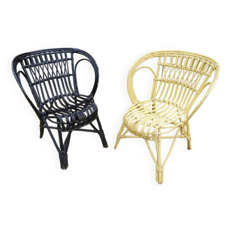 Rattan armchair