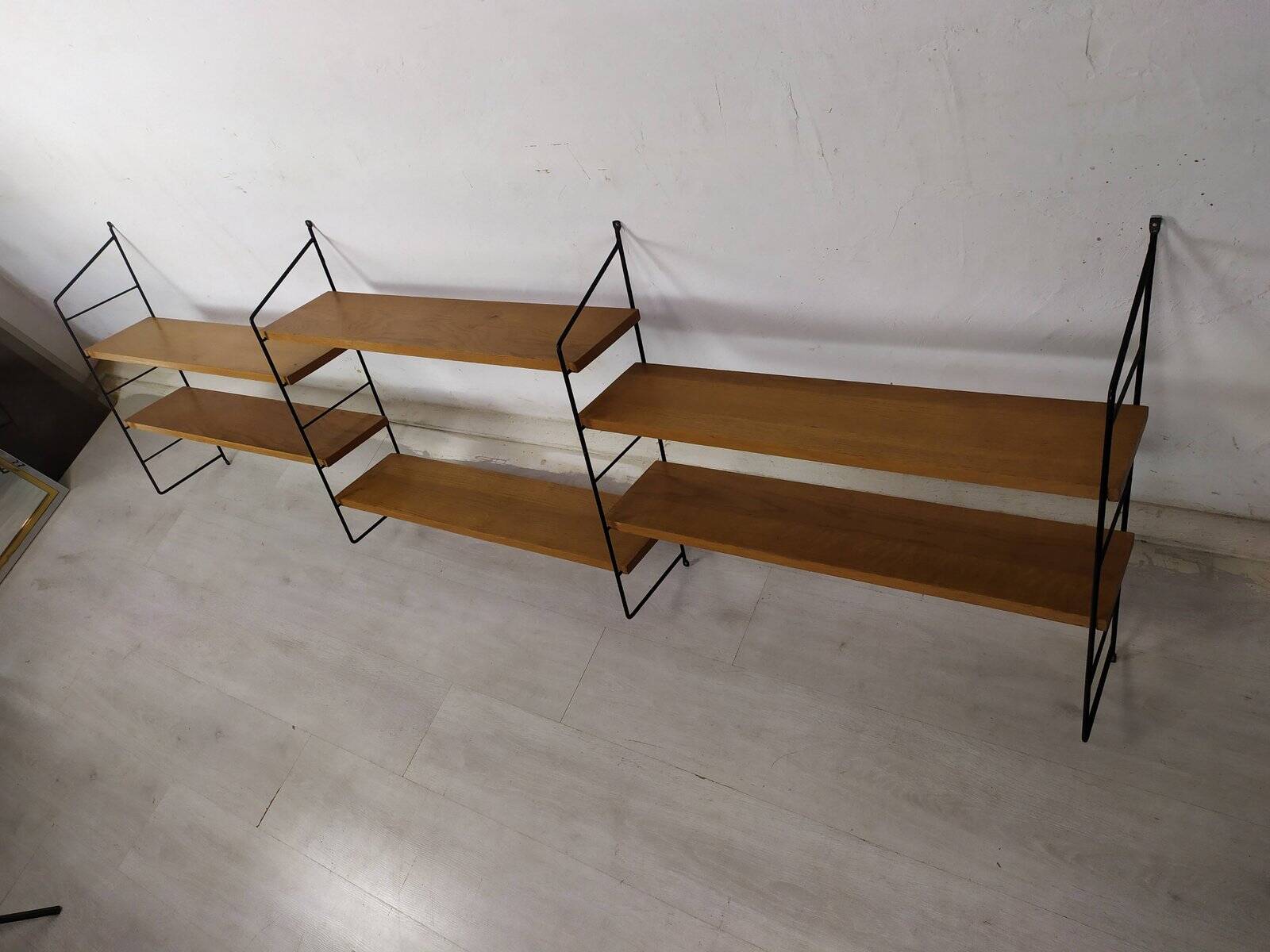 Vintage String wall shelf, 1950s