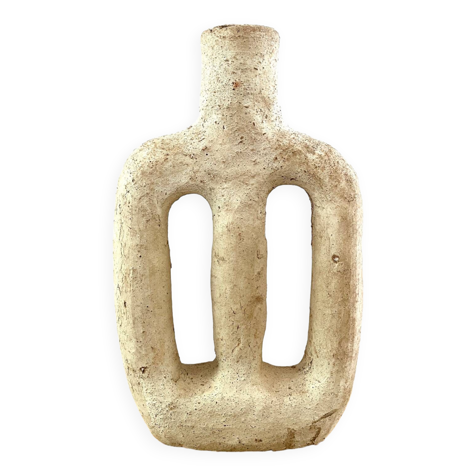 White terracotta pottery