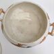 Porcelain soup tureen with heron and bamboo decor