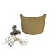 Marcello Ziliani for Arteluce - 'Charlie' wall lamp - brass - 80's