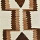 Tapis kilim vintage marron & beige