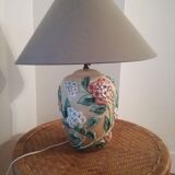 Lamp chaumette slip decoration hydrangeas