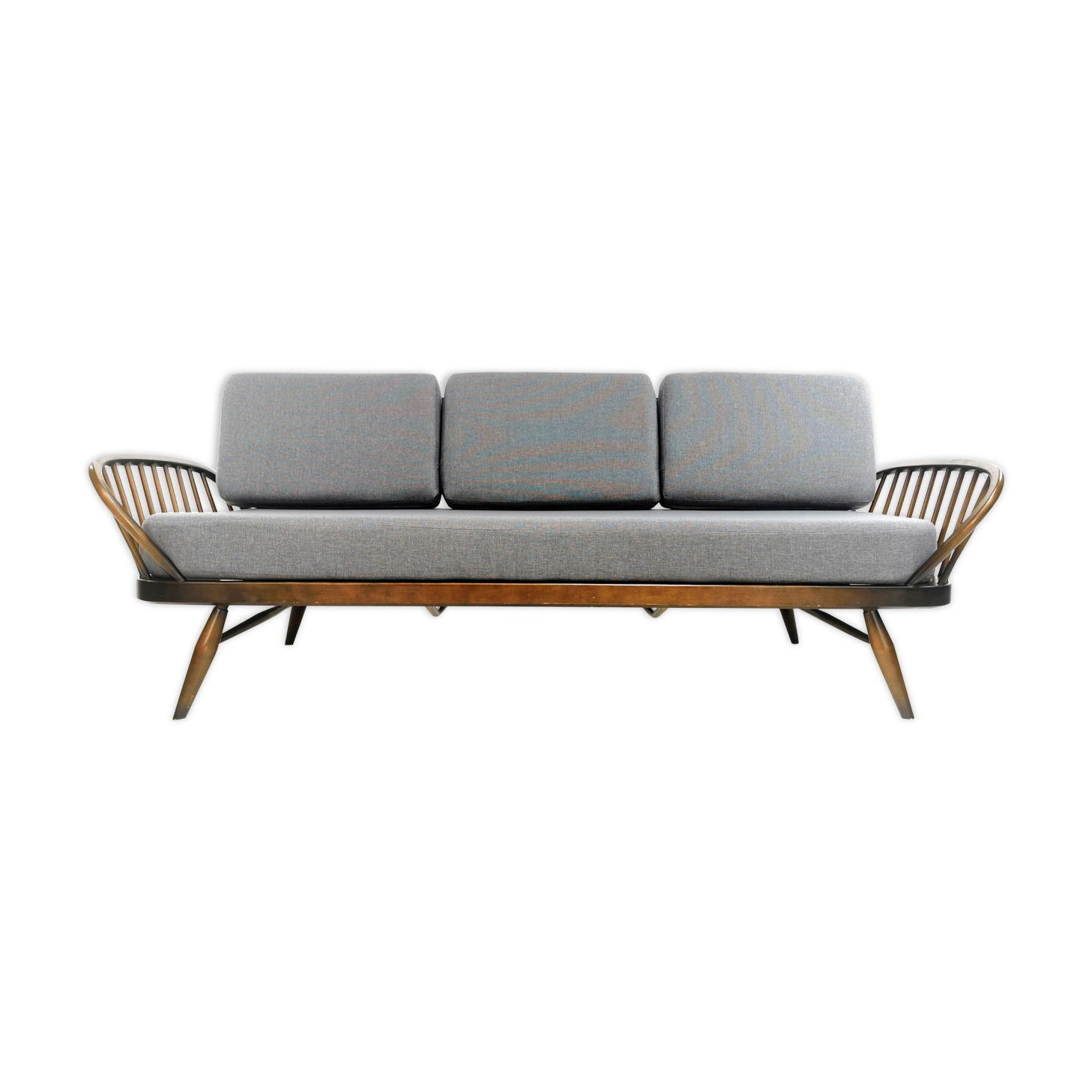 Ercol Grey Day Bed Studio Couch Sofa Vintage Mid Century
