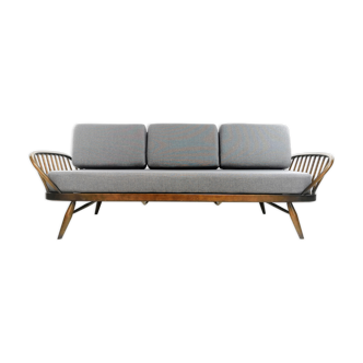Ercol Grey Day Bed Studio Couch Sofa Vintage Mid Century