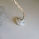 Antique molded glass pendant light - 1930-40