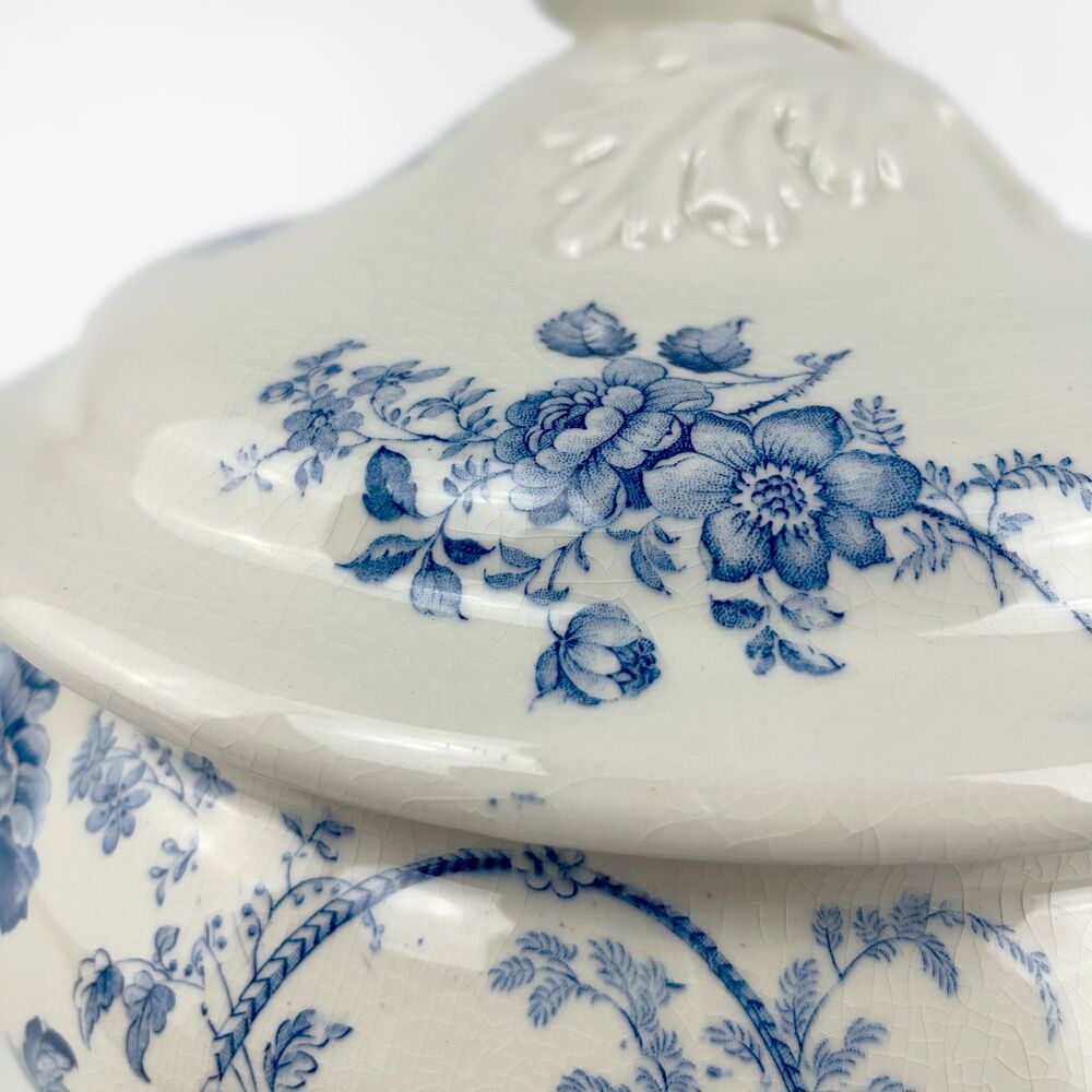 English soup in Crown Devon fine earthenware