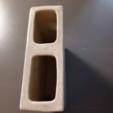 Vintage cracked ceramic vase