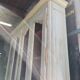 Bibliotheque grillagee 8 portes 2 tirettes