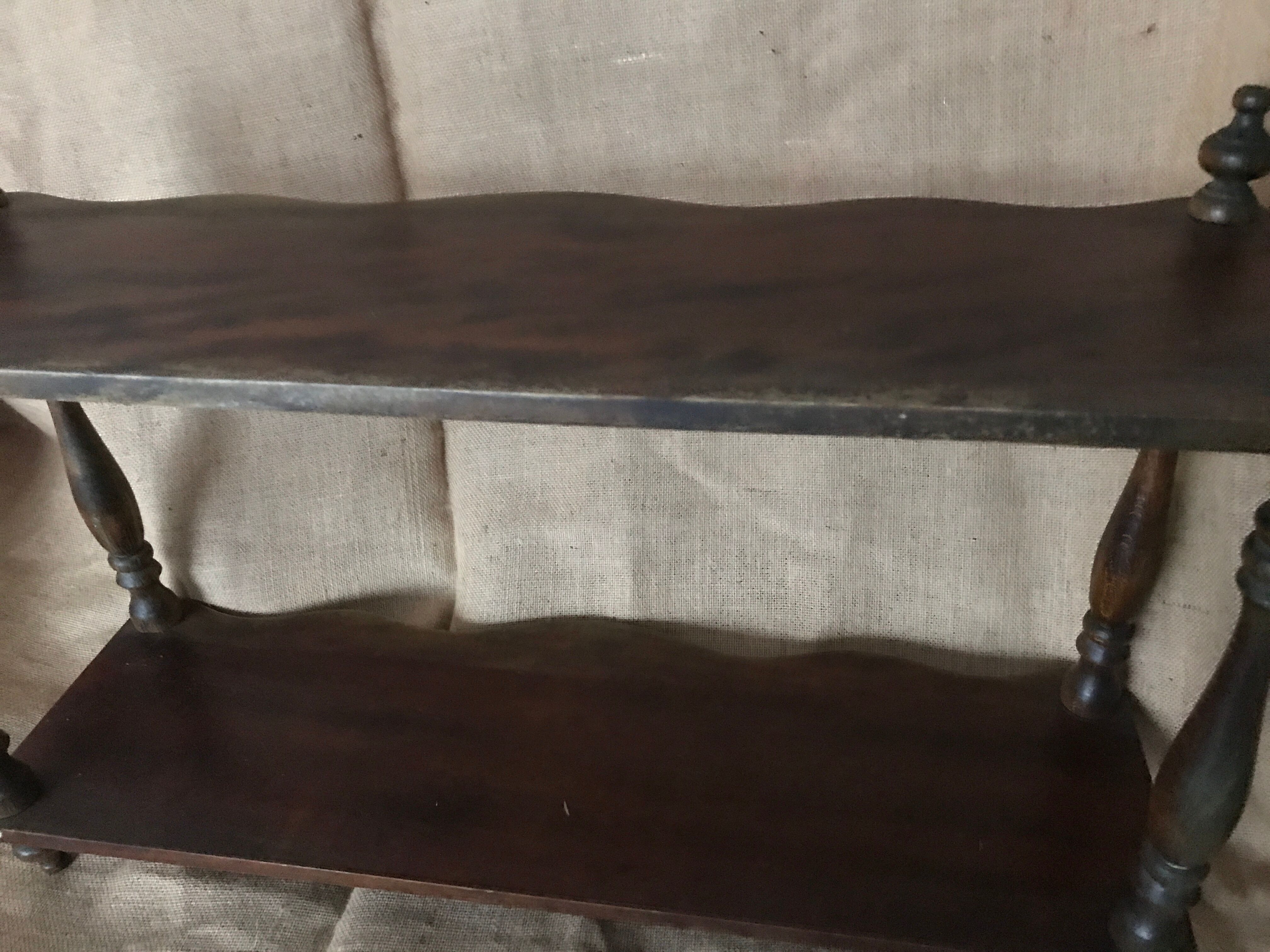 Small wooden shelf