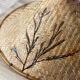 2 rattan lampshades