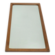 rectangular WALL MIRROR aksel kjersgaard denmark solid teak frame 1970s