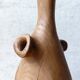 Vase / sculpture in solid carved oak