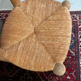 Pair of low brutalist chairs
