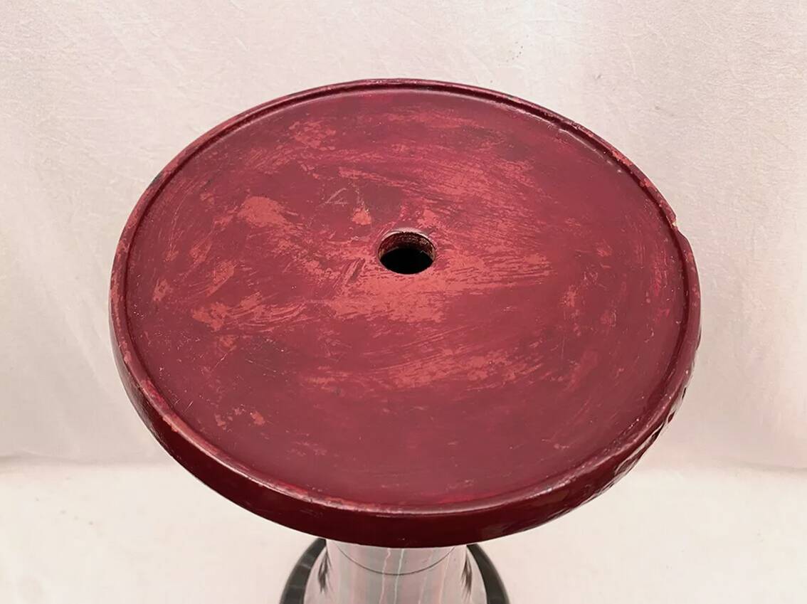Jérôme Massier & Pierre Perret. Glazed ceramic table. Vallauris