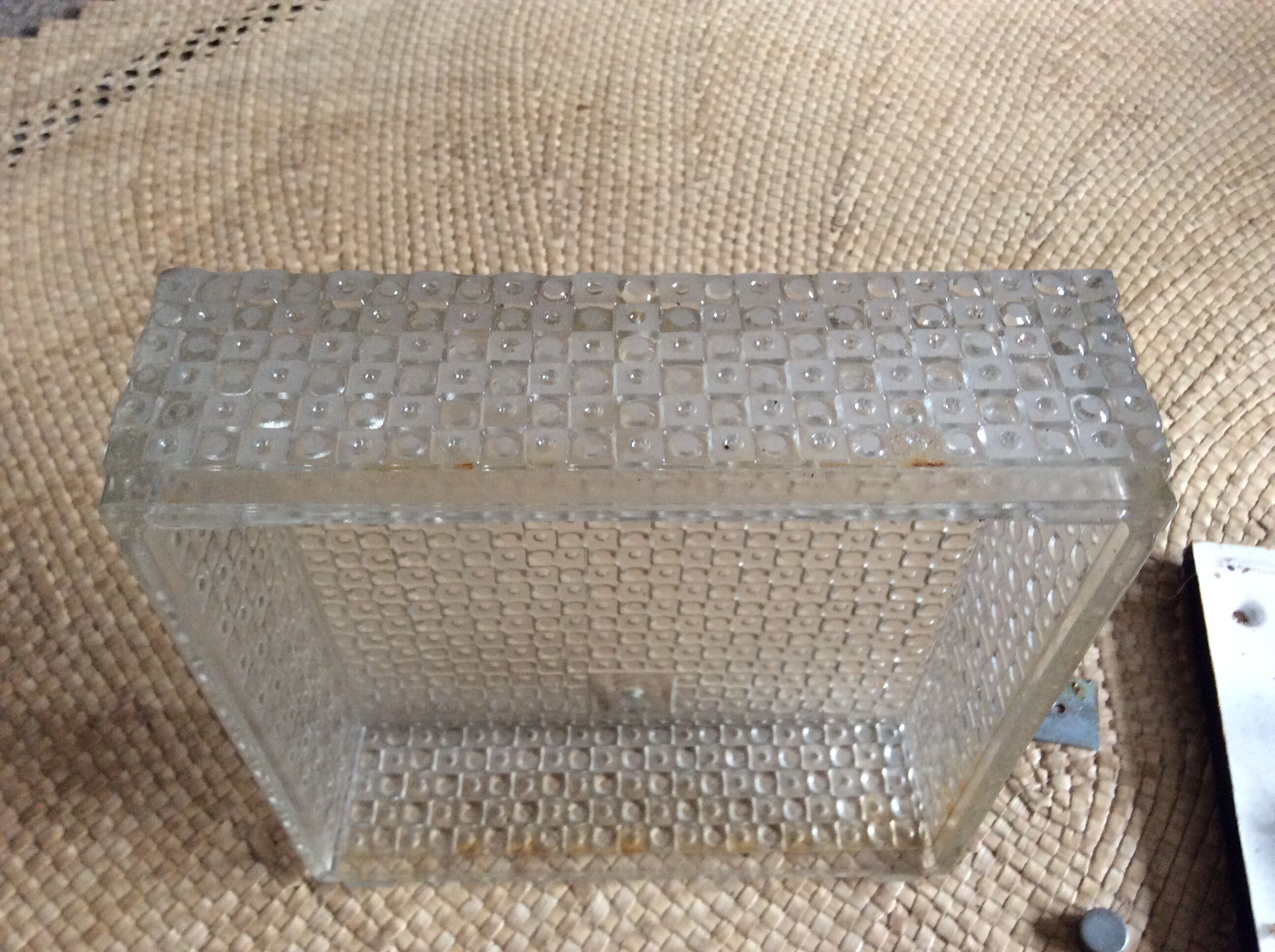 Vintage square applique