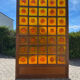 Important separating panel Gordiola in blown glass, Mallorca, year