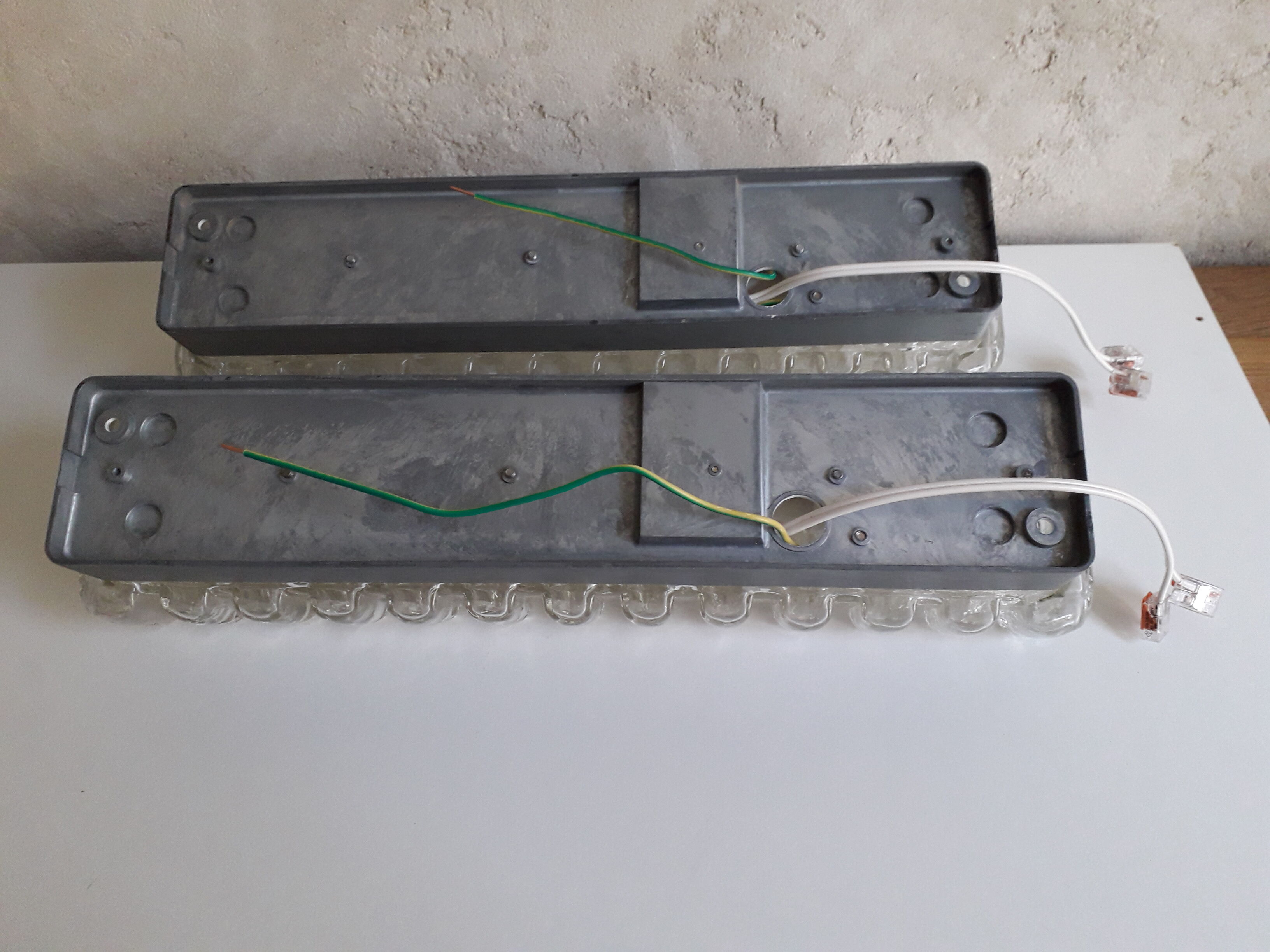 Pair of wall lamps Glashütte Limburg 70