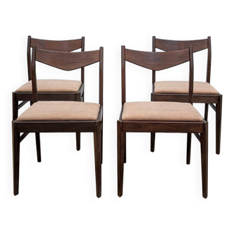 Suite de 4 chaises vintage