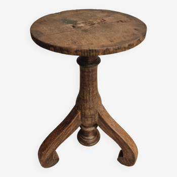 Tabouret, siège, table végétale antique, hauteur 55 cm