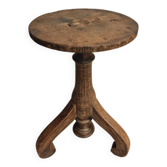 Tabouret, siège, table végétale antique, hauteur 55 cm