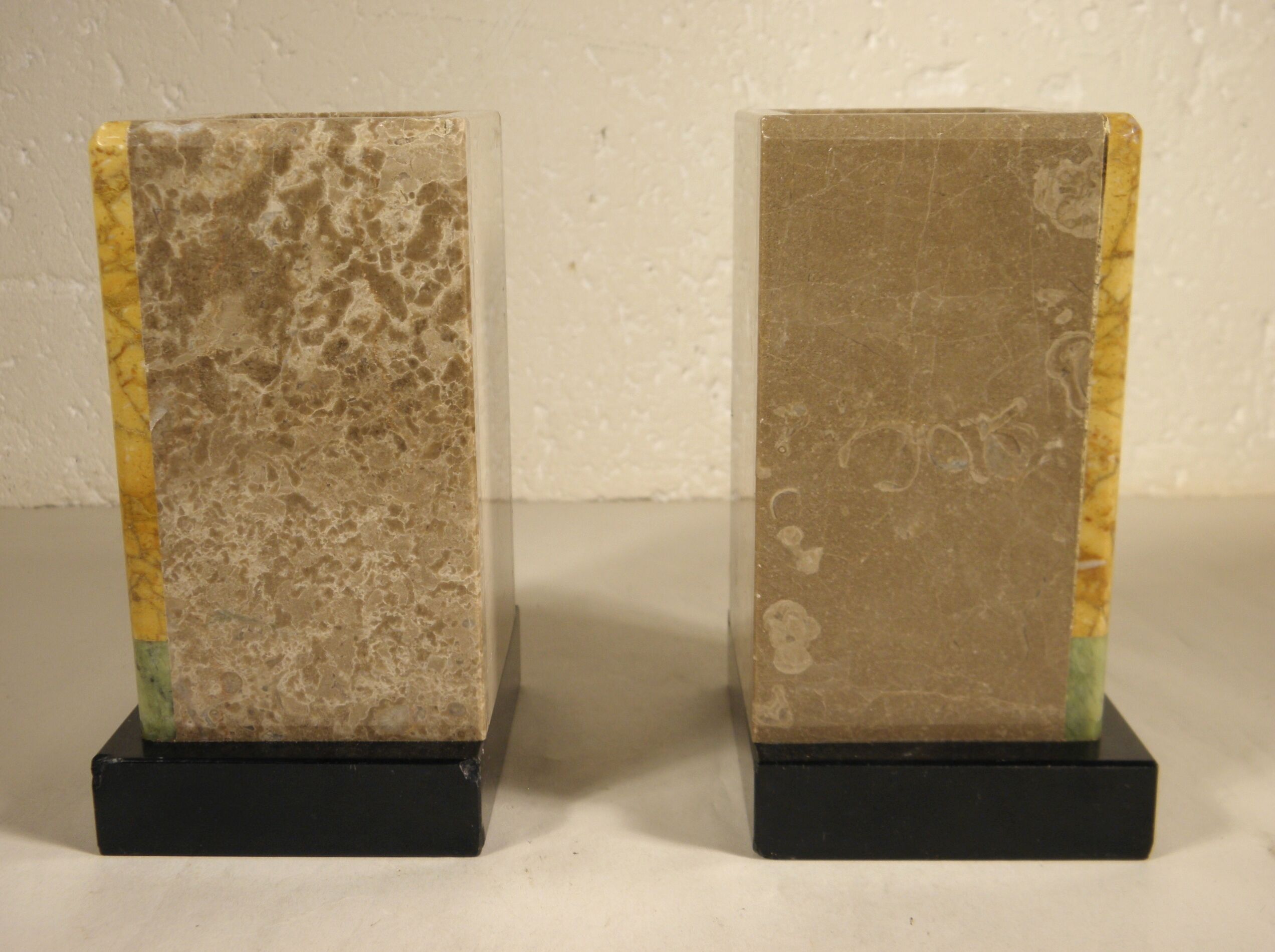 Pair of marble bookends