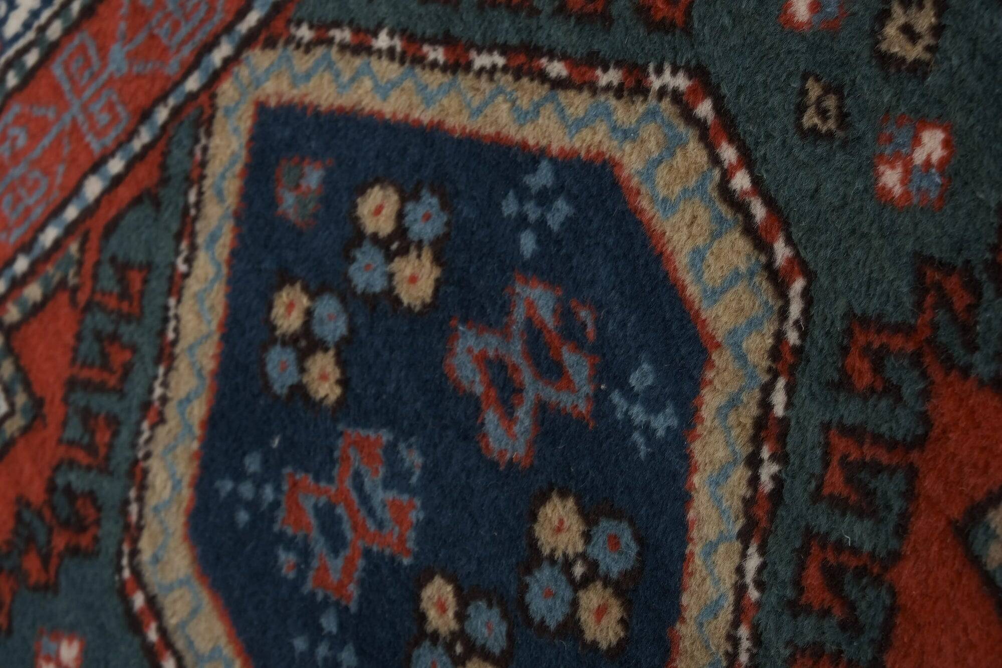 Vintage Turkish hallway rug 66x316 cm