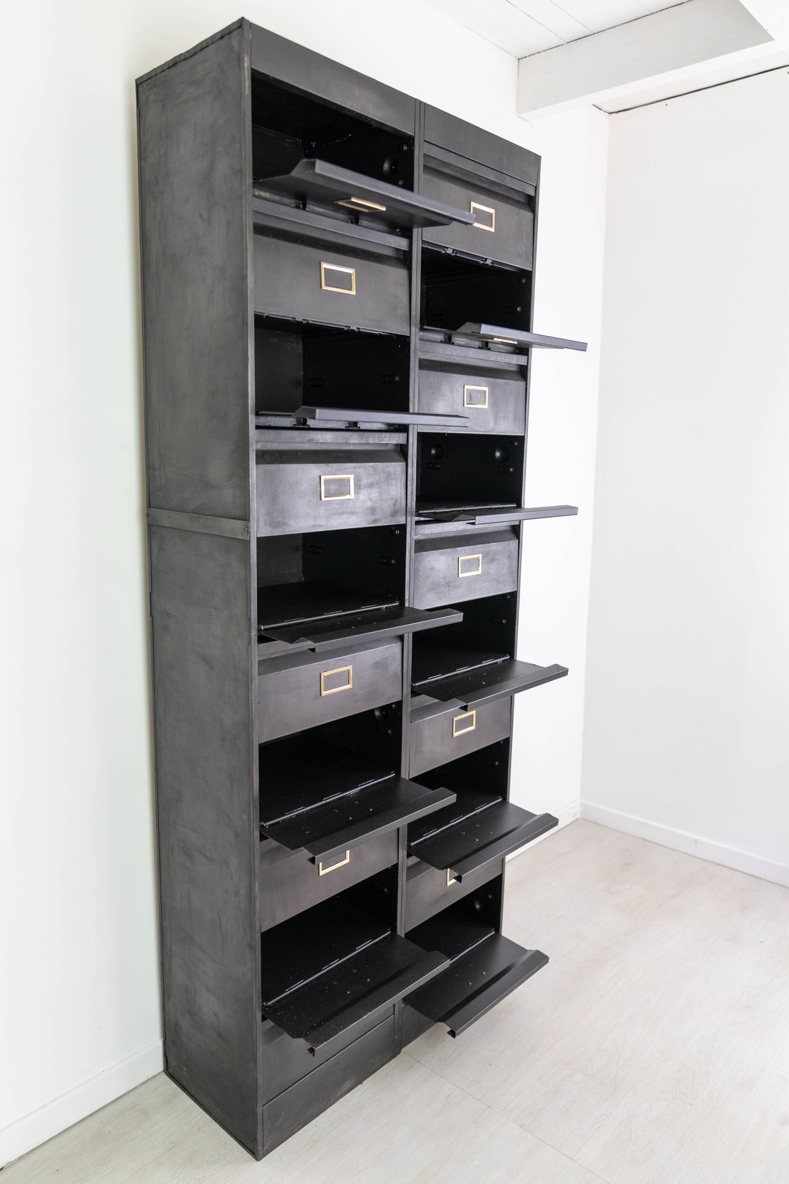 Furniture with valves 20 metal boxes